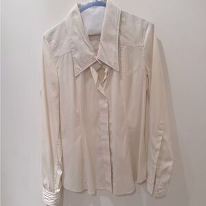 Dolce & Gabbana pointed color blouse. Size 42. Made in Italy. VINTAGE now.